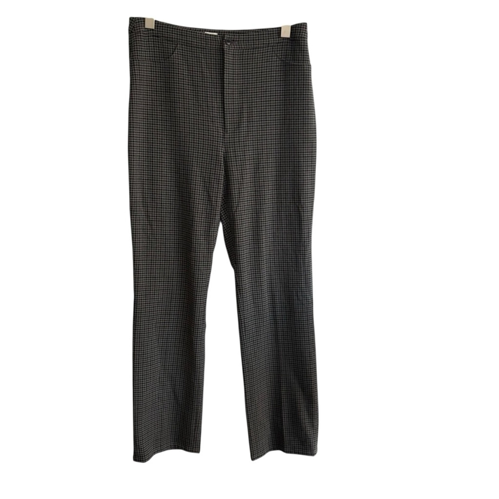 Aritizia Sunday Best Freshman Plaid Straight Cut High Waist Pants Sz 10